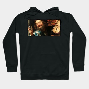 The Merry Fiddler by Gerard van Honthorst Hoodie